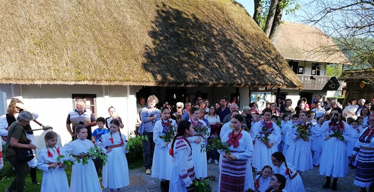 Manifestacija "Pohodi Jure Zelenog" održana je na prostoru Muzeja "Staro selo" Kumrovec 21.travnja 2018.
